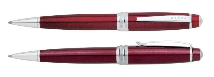 Długopis Cross Bailey czerwony, elementy chromowane