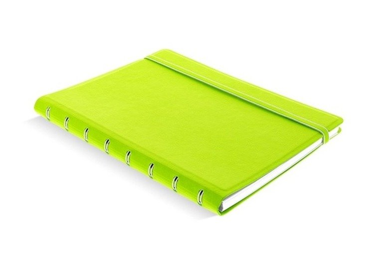 Notebook fILOFAX CLASSIC A5 blok w linie, limonkowy
